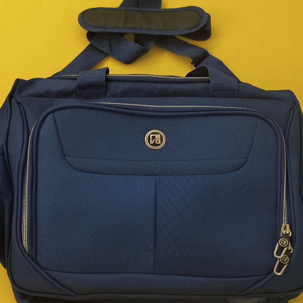 Revo Royal Blue Duffel Bag with Logo